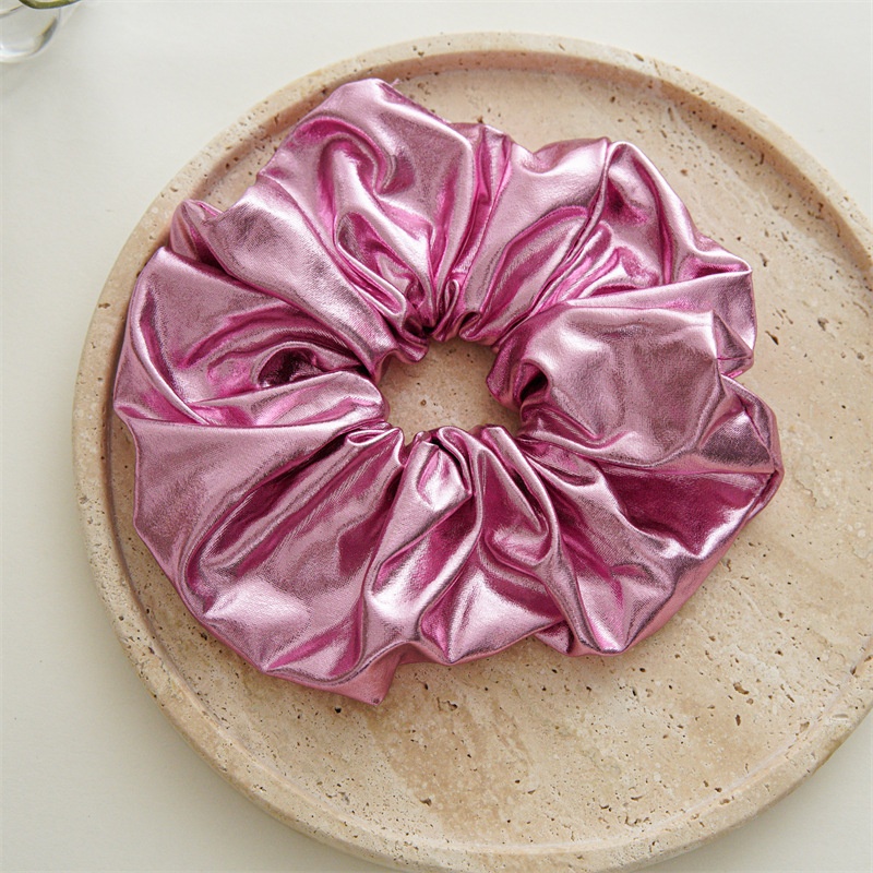 Unisex Retro Handmade Cloth Hair Tie For Party Street Solid Color