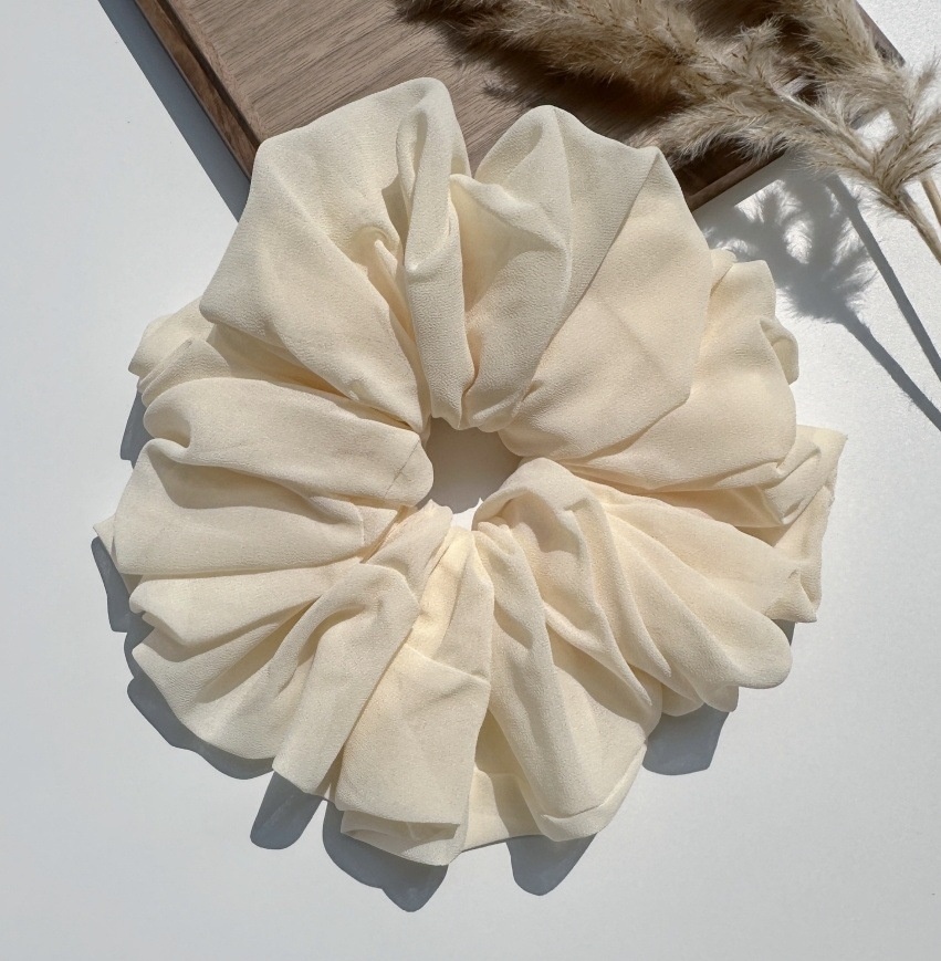 Women's Simple Handmade Chiffon Daily Holiday Hair Tie Solid Color