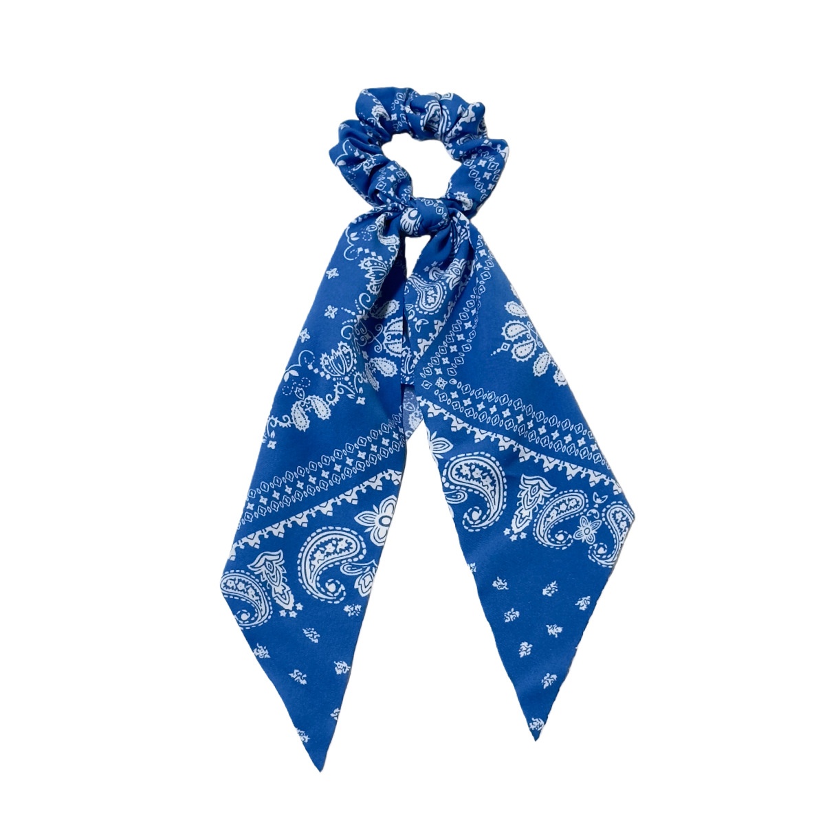 Women's Streetwear Fabric Bowknot Ponytail Holder Retro Paisley Print