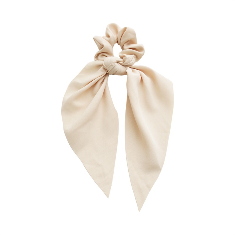 Women's Elegant Nylon Hair Tie for Casual Holiday Solid Color