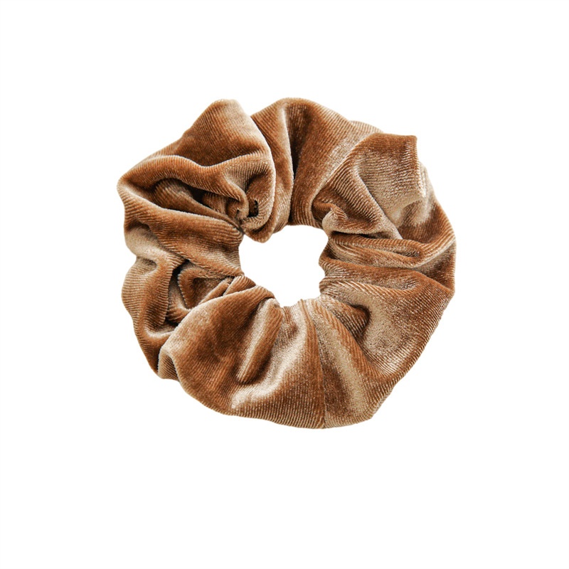 Women's Velvet Hair Scrunchie Elegant Retro Autumn Winter Elastic Tie
