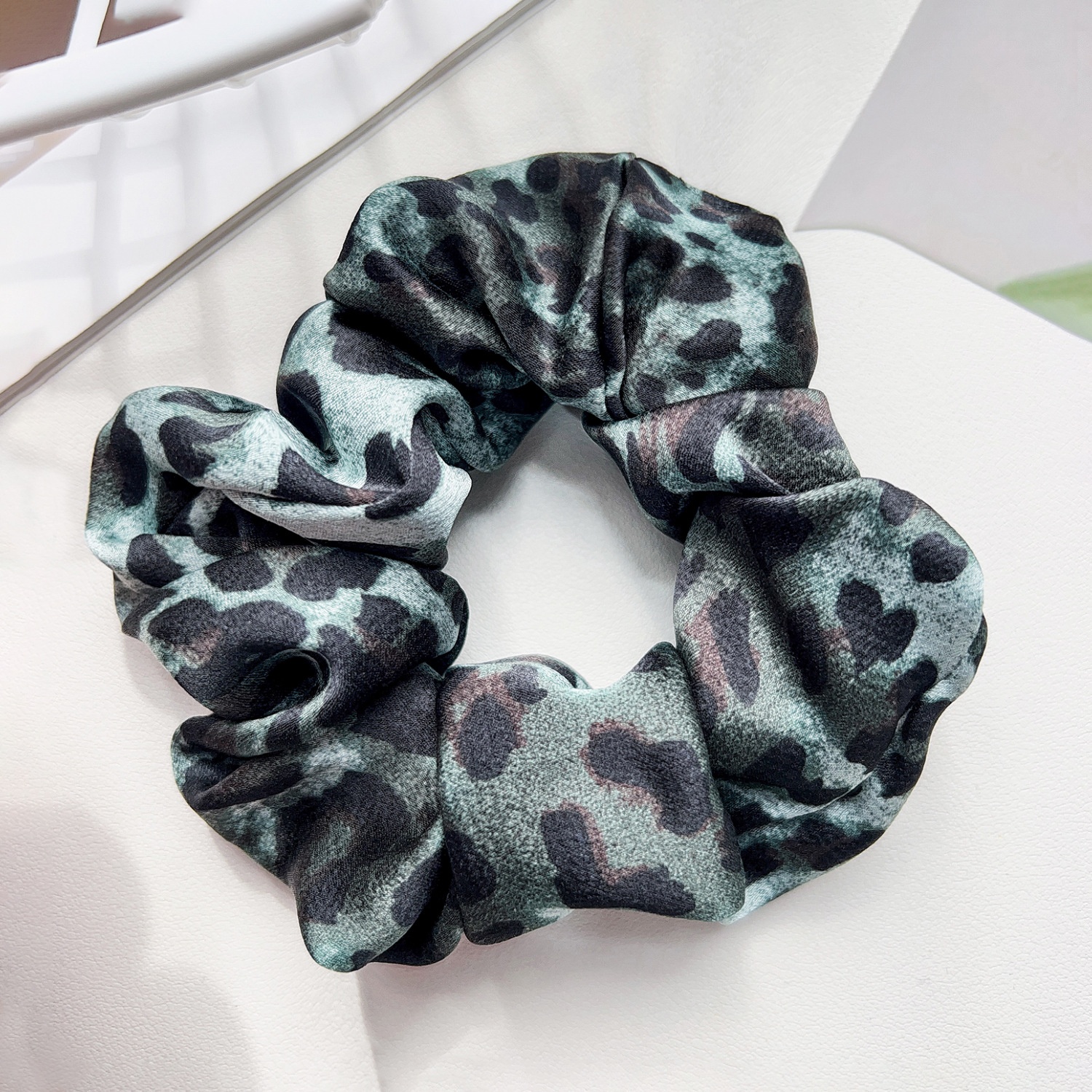 Women's Classic Color Block Cloth Hair Tie for Vacation Spring Summer