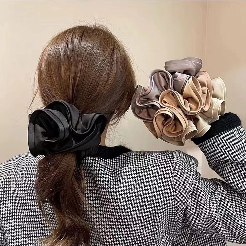 Women's Everyday Fashion Cloth Scrunchie Hair Tie Solid Color