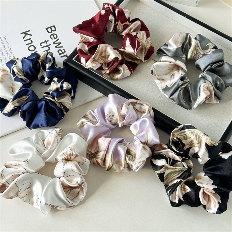 Women's Elegant Casual Party Hair Scrunchie Floral Cloth