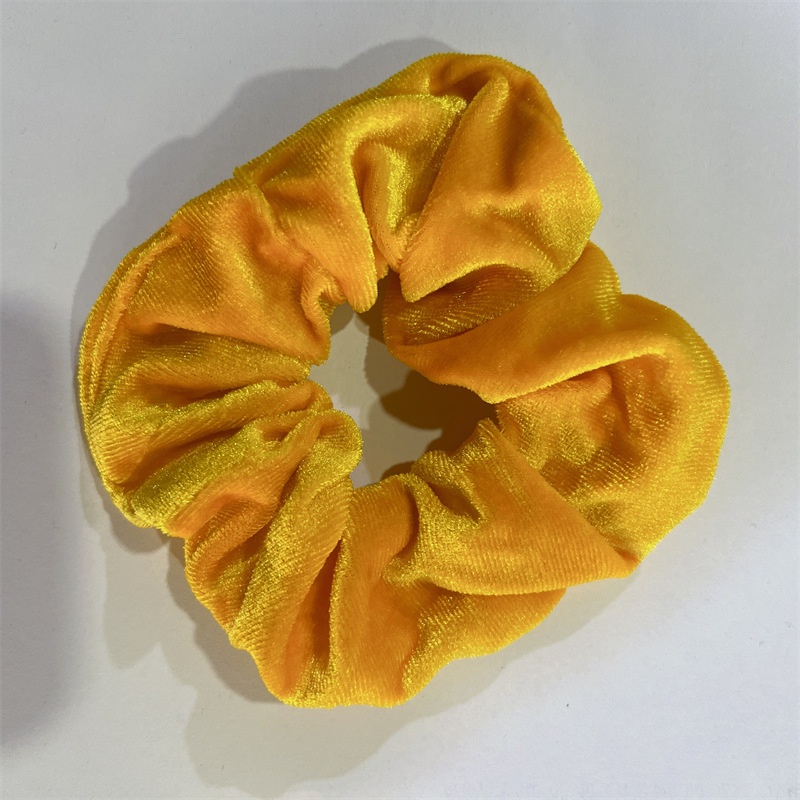 Women's Velvet Elastic Hair Band Autumn Winter Casual Solid Colors