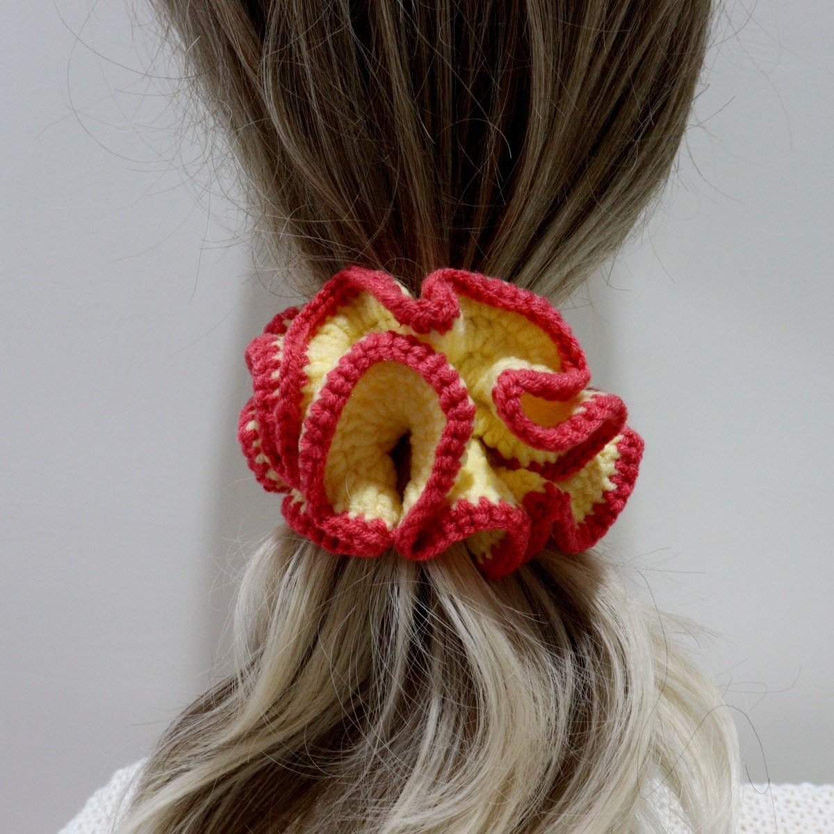 Girls Versatile Polyester Knitted Hair Bands Vintage Floral Lace