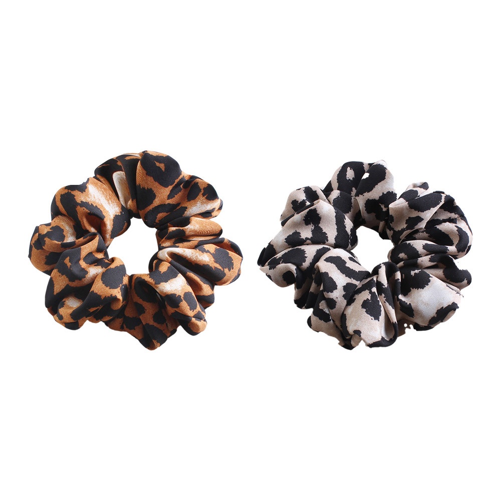 Women's Daily Holiday Cloth Hair Scrunchie Vintage Leopard Print