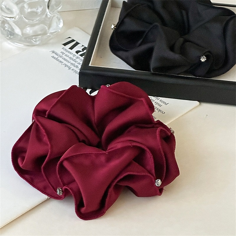 Women's Elegant Casual Cloth Hair Tie Accessories Solid Color