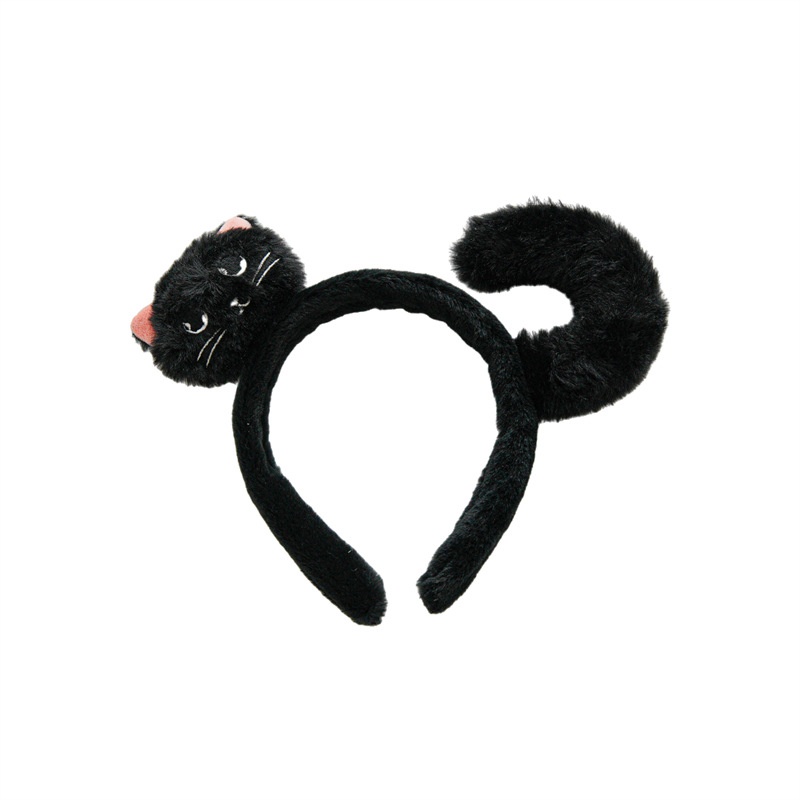 Women's Halloween Carnival Party Hair Band Funny Hip-Hop Bat Pattern
