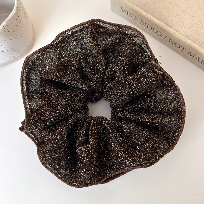 Women's Elegant Banquet Cloth Hair Scrunchie Classic Solid Color
