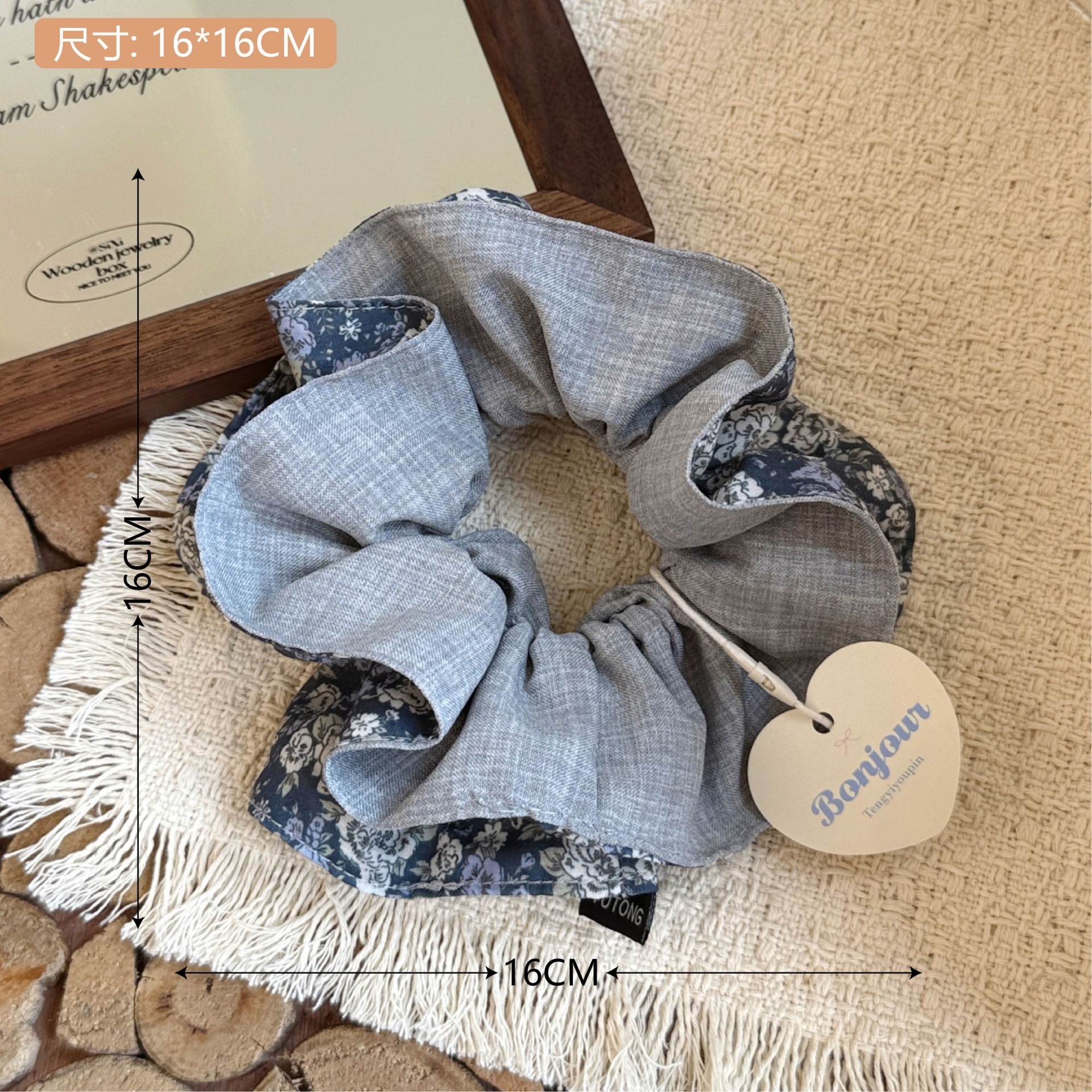 Women's Summer Bow Lace Cloth Ponytail Scrunchie Sweet Pastoral Style