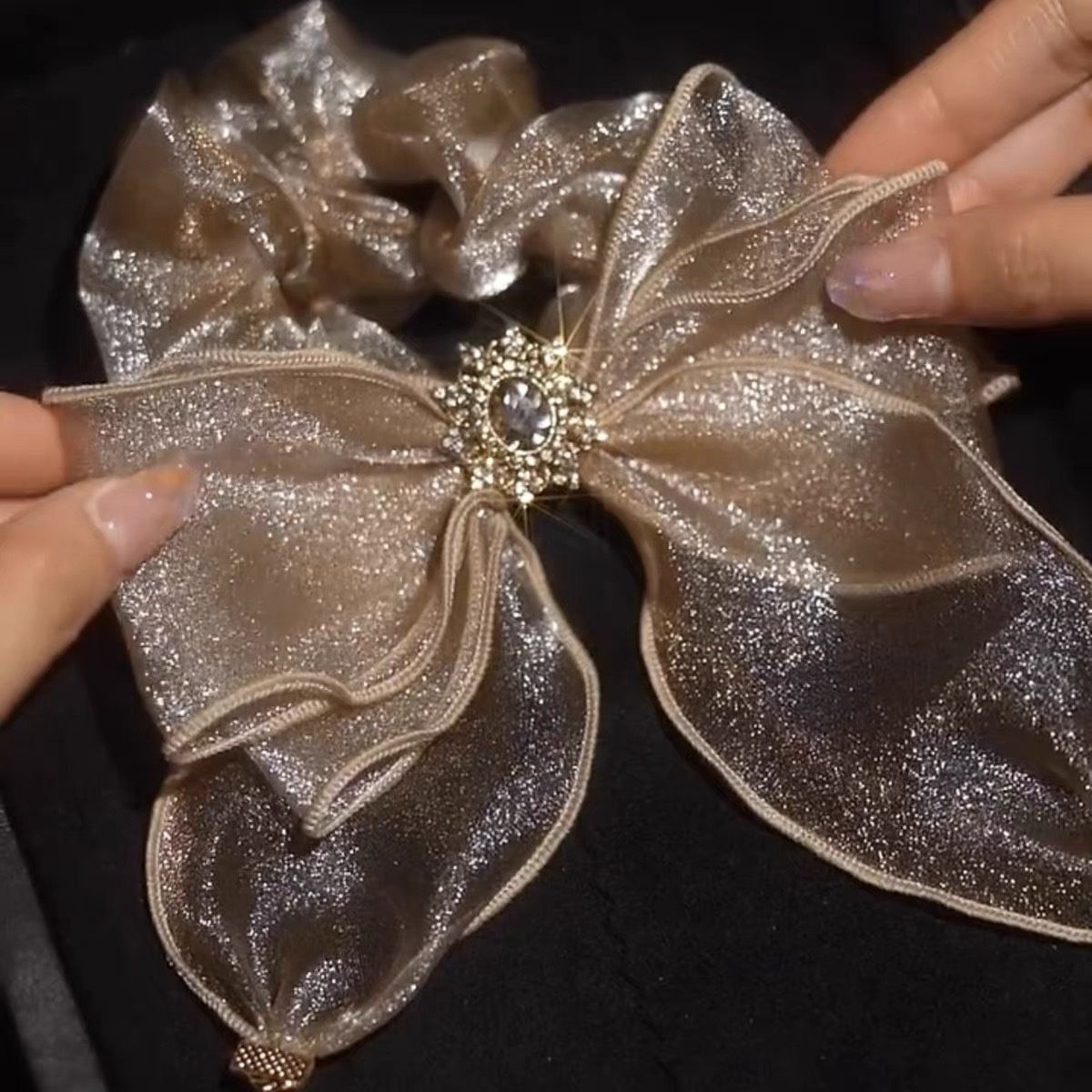 Women's Everyday Cloth Bowknot Hair Tie Scrunchie Solid Color