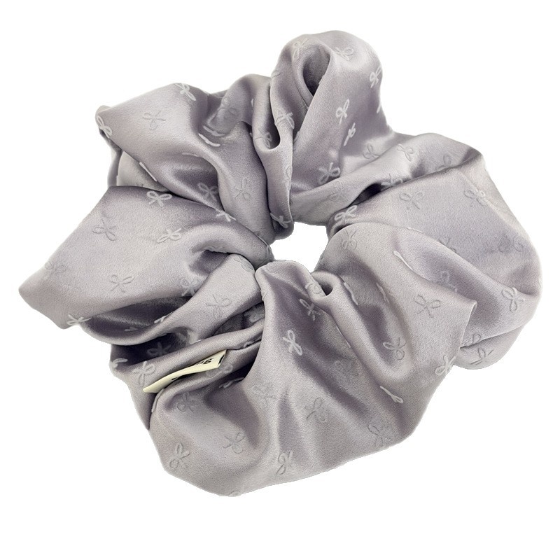 Women's Elegant Satin Hair Tie Ponytail Holder Multicolor Bowknot