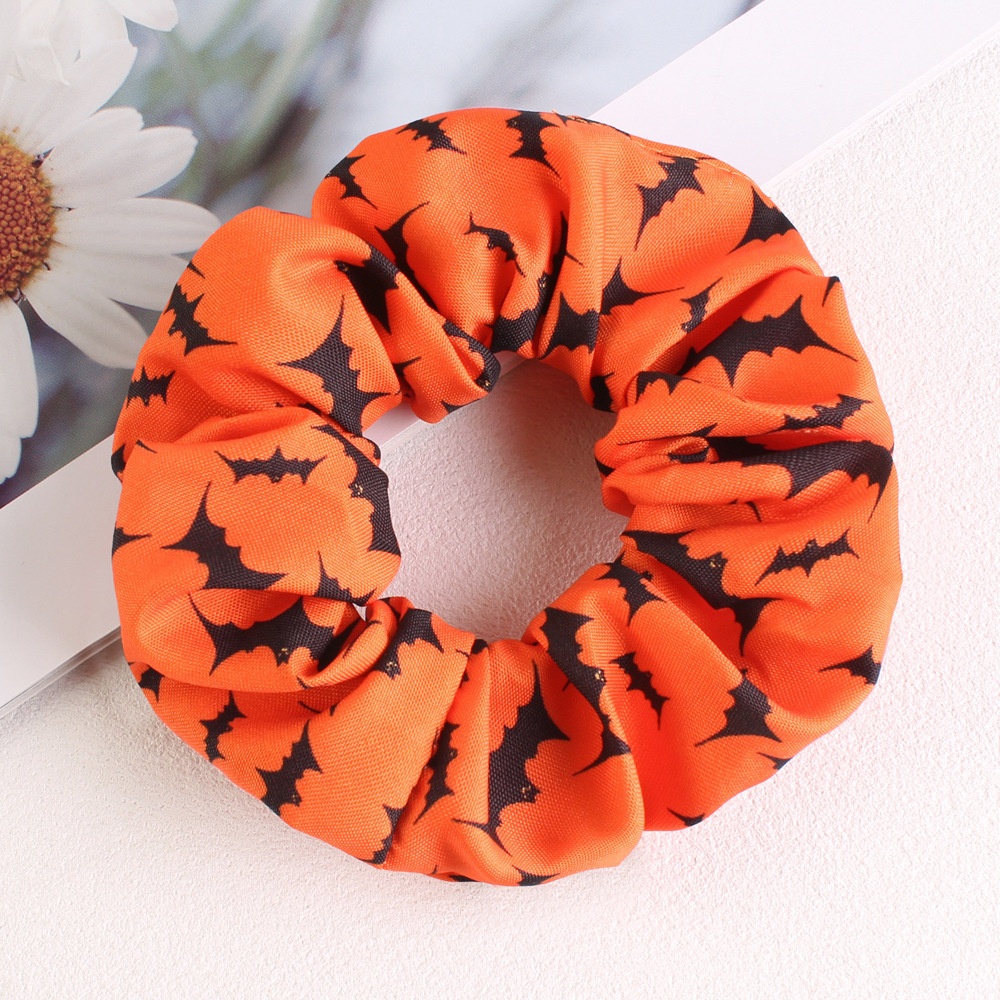Women's Simple Halloween Elastic Cloth Hair Ties Festive Hair Bands