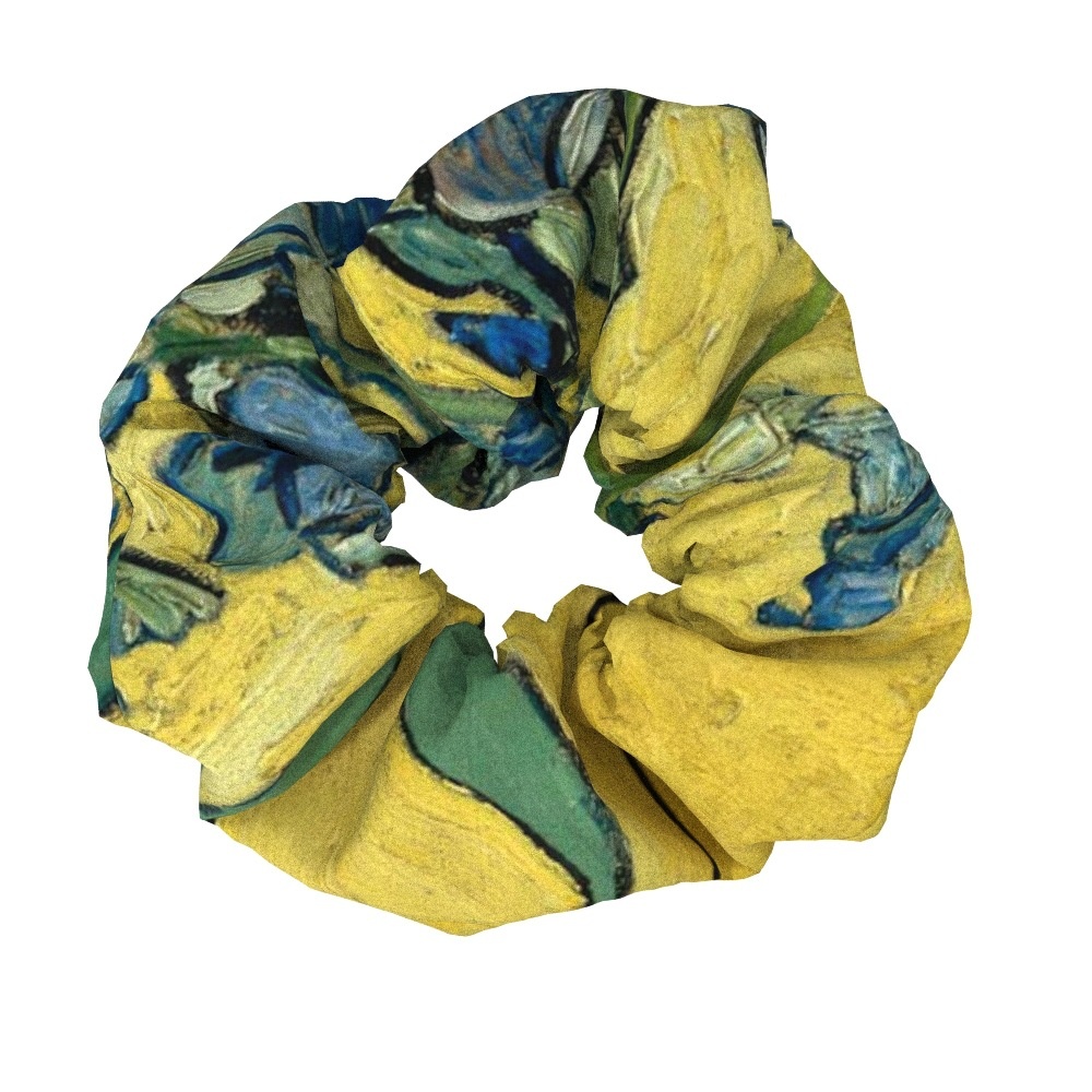 Women's Sweet Cloth Hair Ties Retro Van Gogh Floral Oil Painting