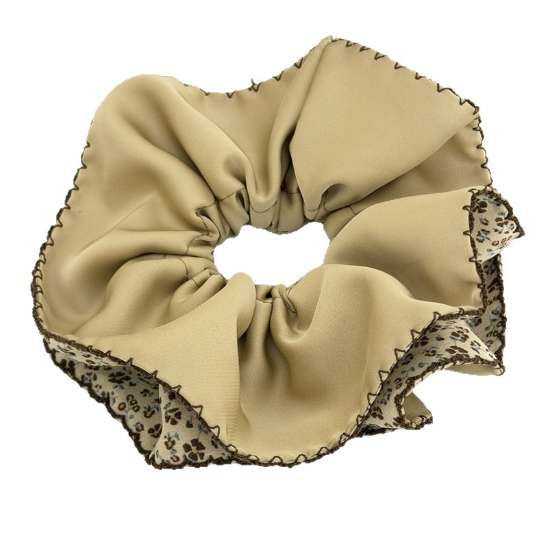 Women's Soft Cloth Spring Hair Tie Scrunchie Ditsy Floral Print