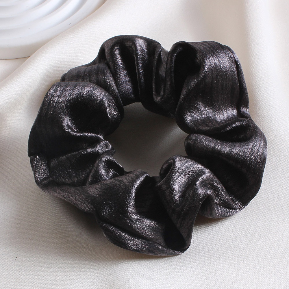 Women's Cloth Scrunchie Elastic Hair Ties For High Ponytail Solid Color