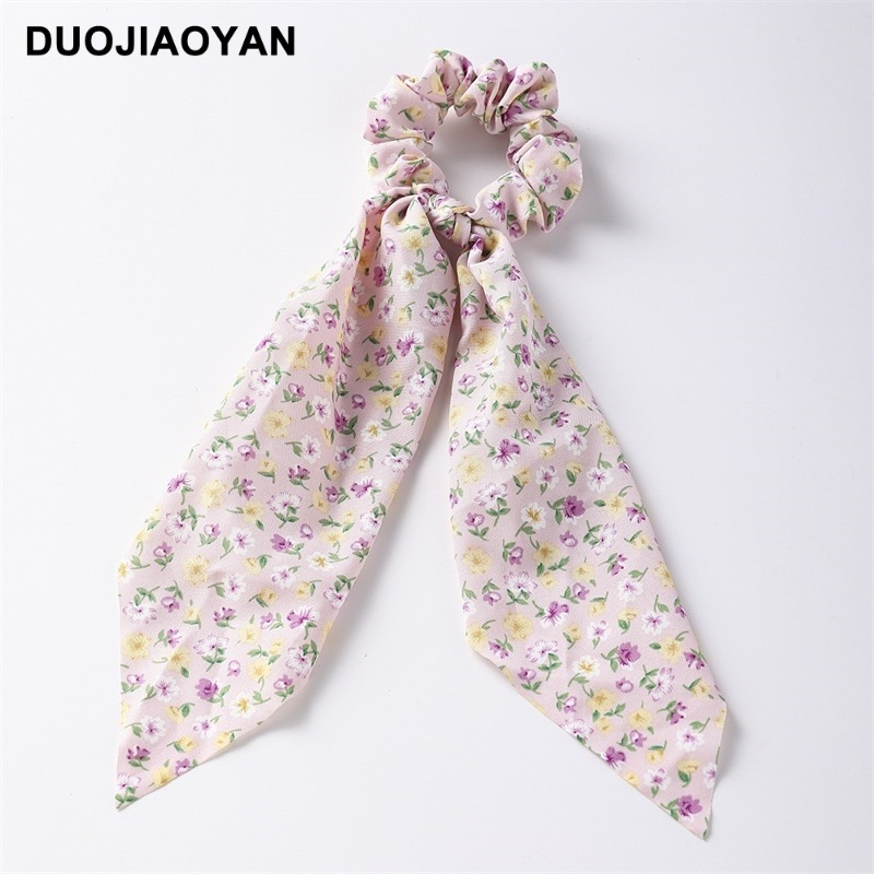 Women's Sweet Everyday Cloth Hair Scrunchie Ditsy Floral Print