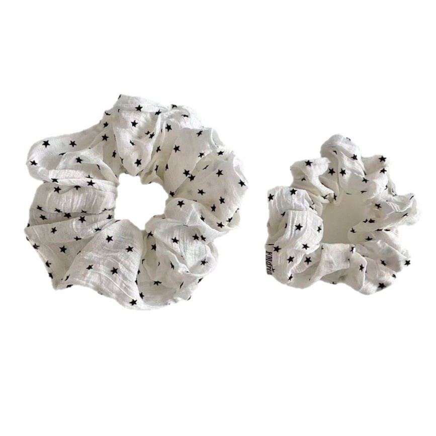 Women's Spring Soft Tulle Hair Tie Star Pattern