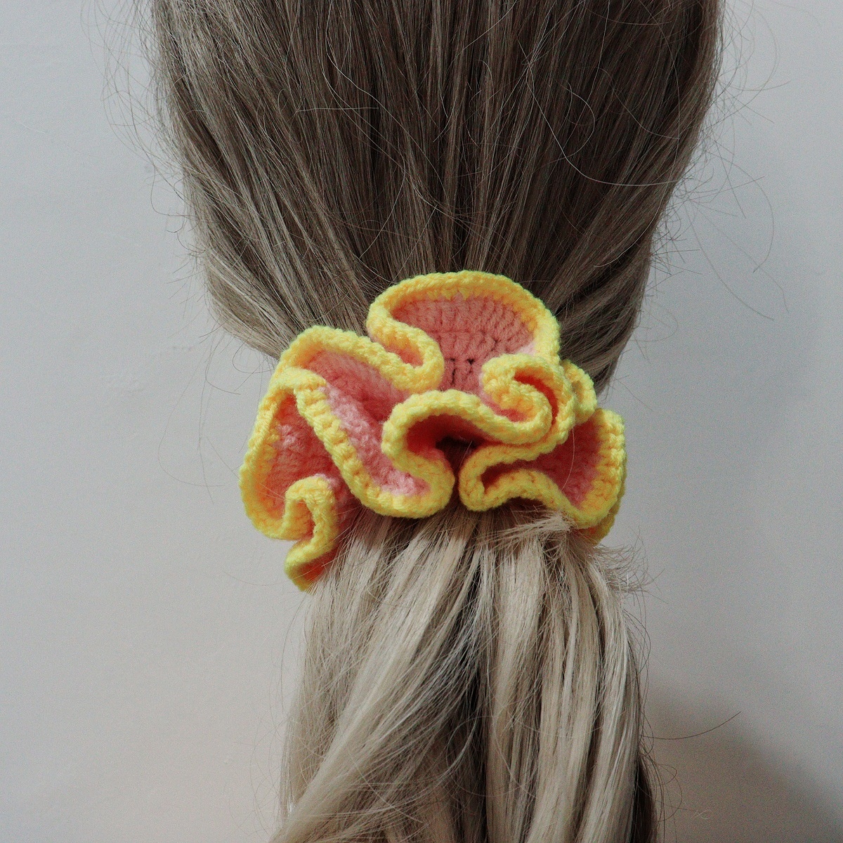 Girls Versatile Polyester Knitted Hair Bands Vintage Floral Lace