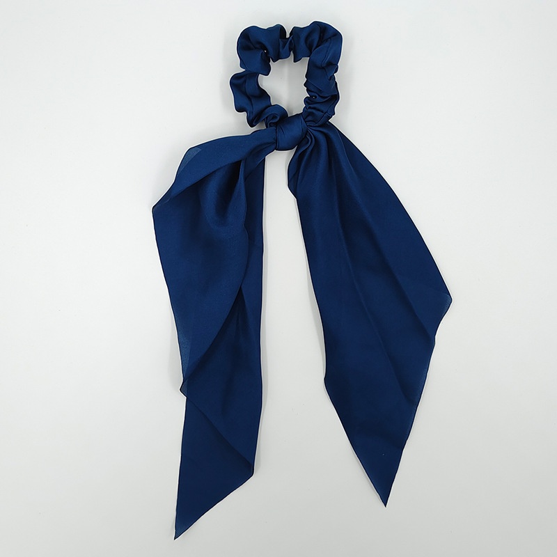 Women's Daily Satin Knotted Ribbon Ponytail Scrunchie Solid Color
