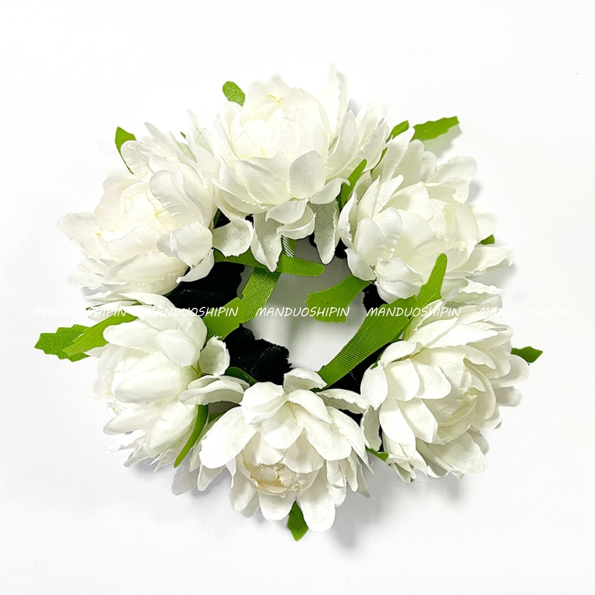 Women's Summer Beach Cloth Hair Tie Large Realistic Sunflower