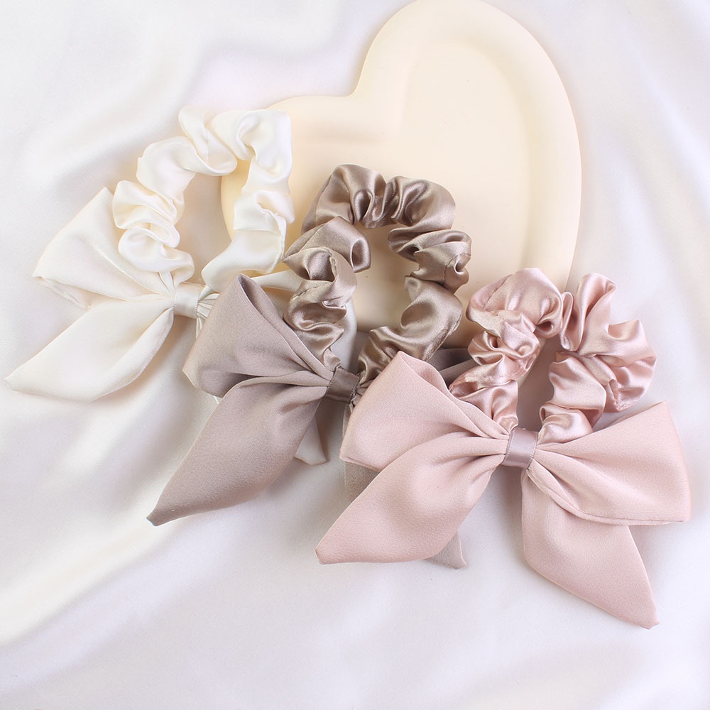 Women's Daily Casual Sweet Cloth Hair Tie Solid Color Bow Knot