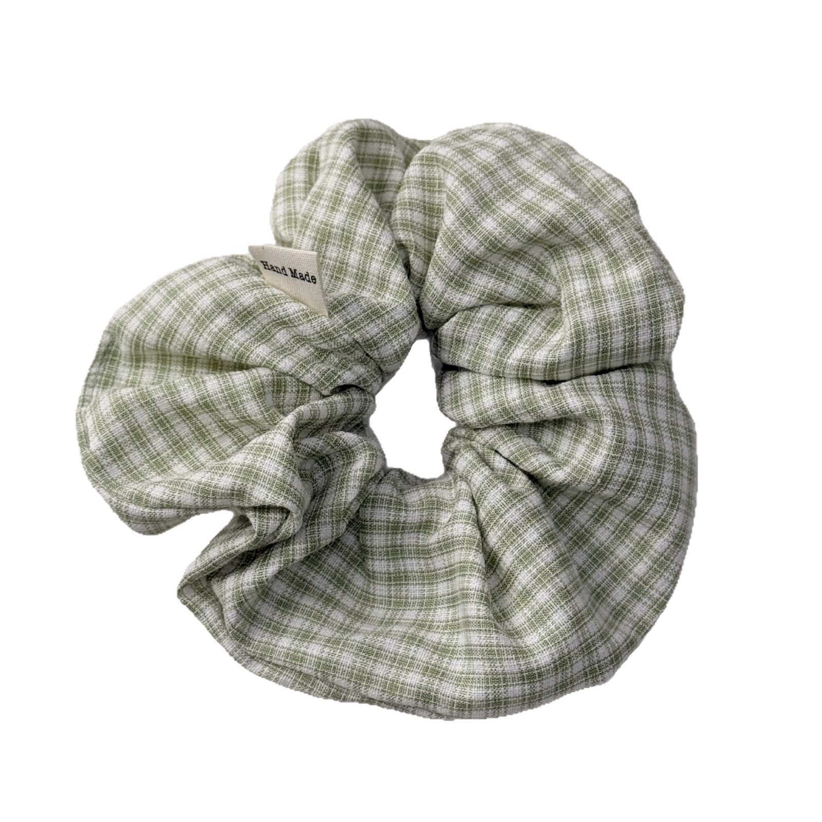 Women's Spring Cloth Bubble Braid Hair Rope Accessory In Green Plaid