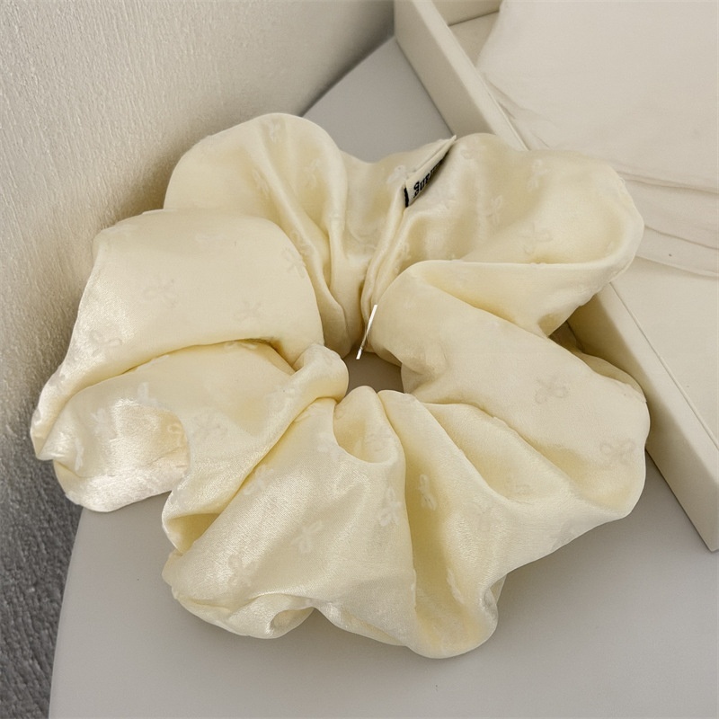 Women's Elegant Satin Hair Tie Ponytail Holder Multicolor Bowknot