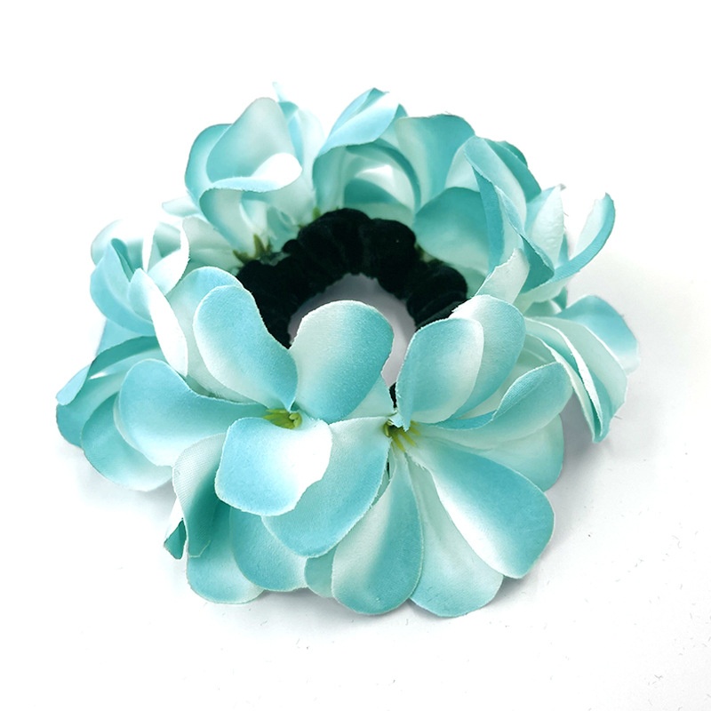Women's Sweet Vacation Cloth Hair Tie in Elegant Floral Pattern