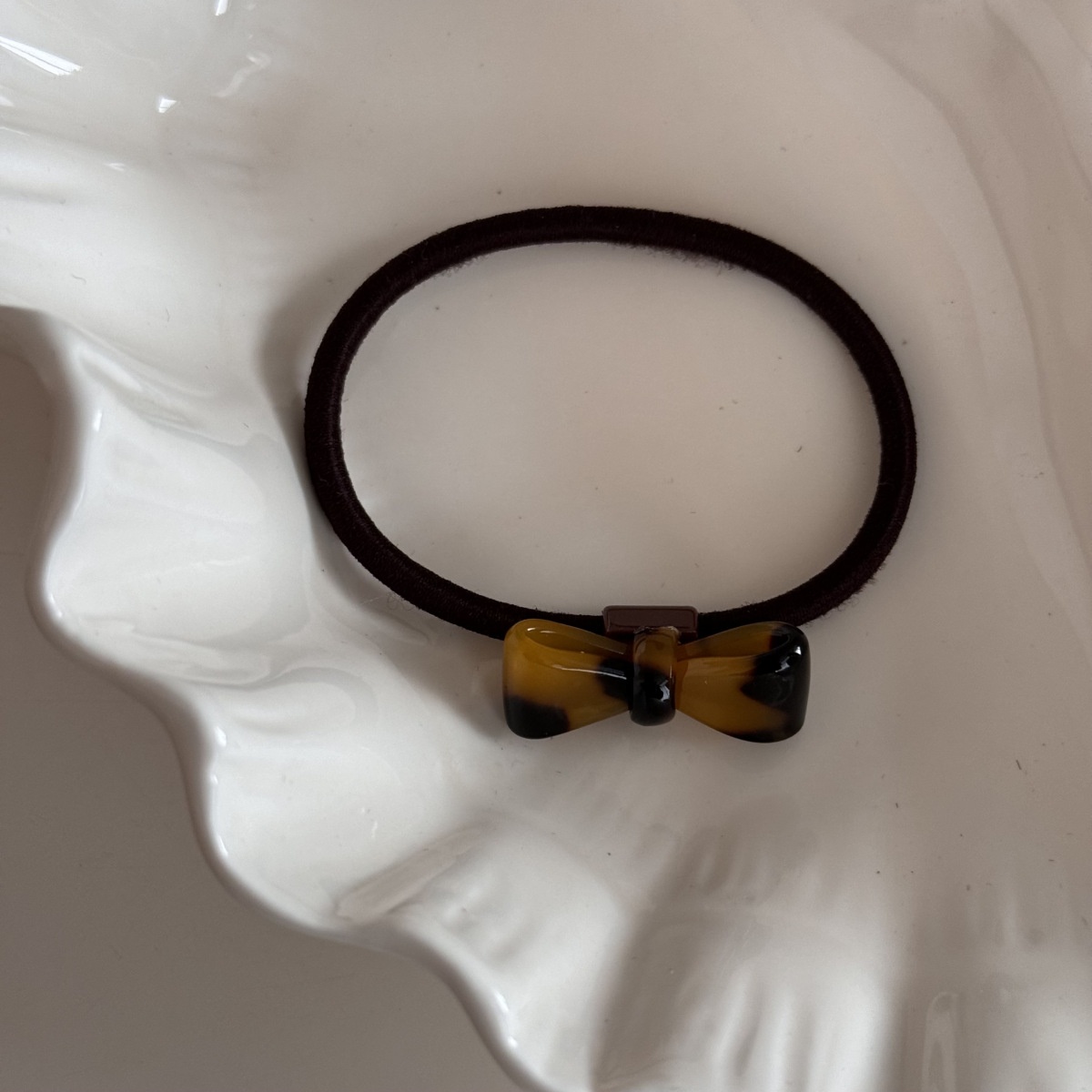 Women's Casual Acetate Fiber Elastic Hairband Simple Bow Knot