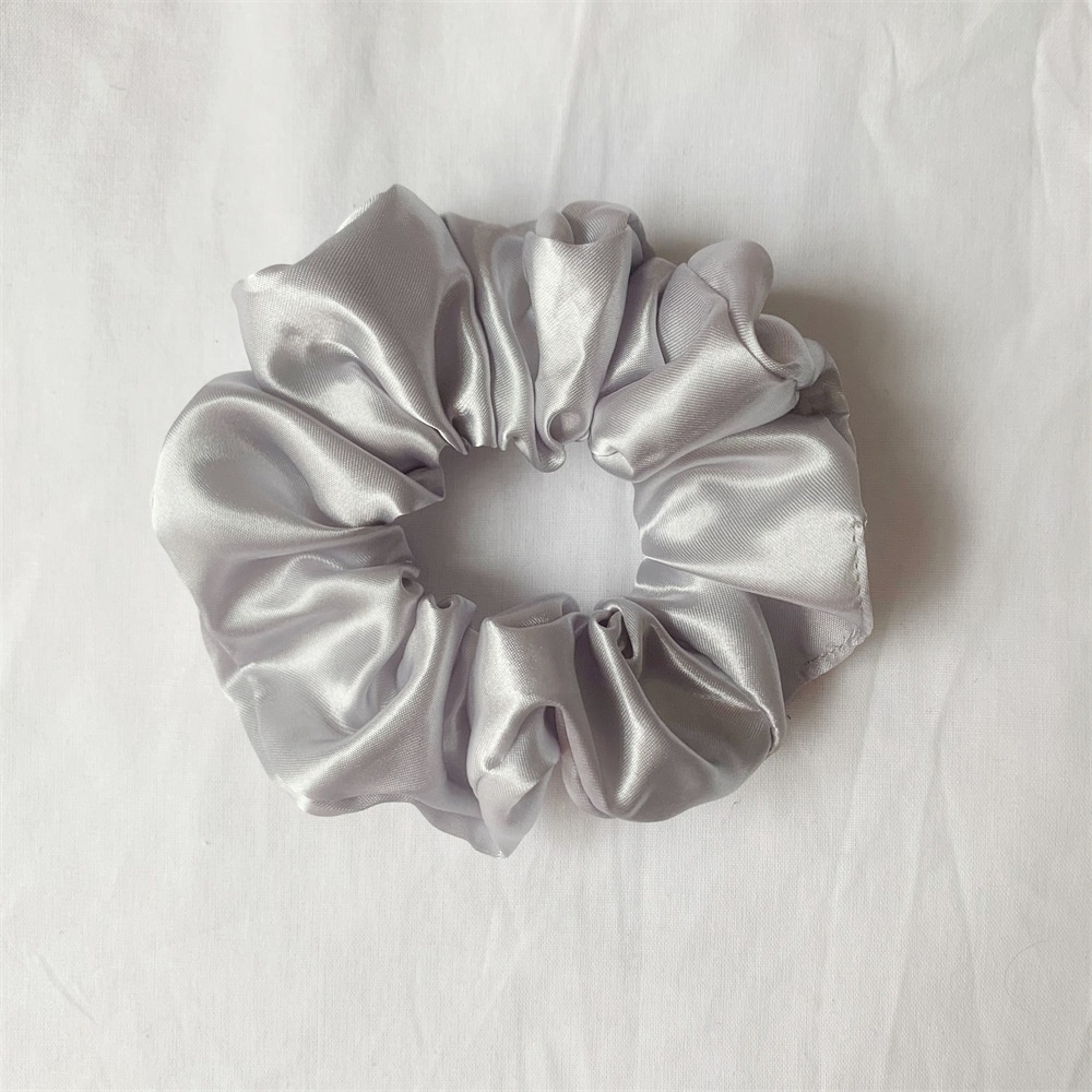 Women's Simple Handmade Cloth Hair Tie Spring Daily Solid Color