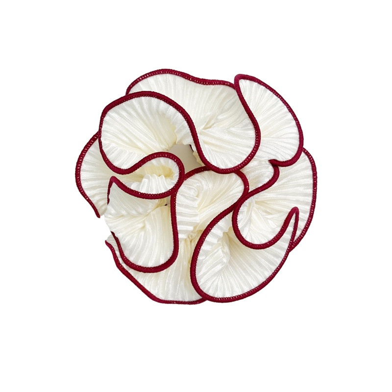 Wrinkled Wood Grain Hairband For Women, Low Bun Elastic Hairband, Multi-layer Pig Belly Hairband