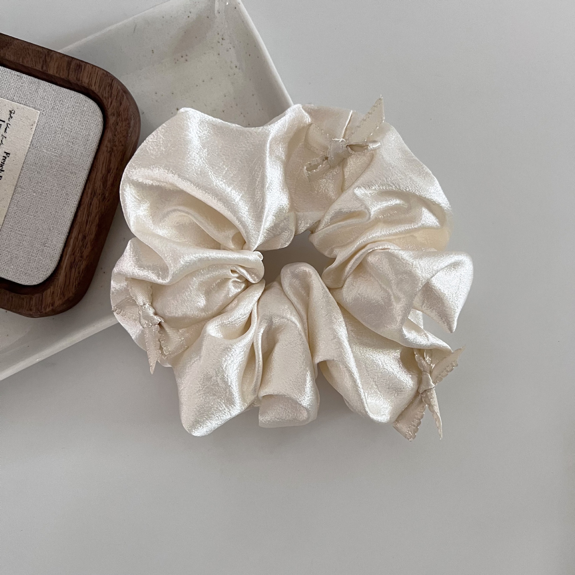 Women's All-Season Satin Ballet Hairband for Hair Bun Bowknot Multi-Color