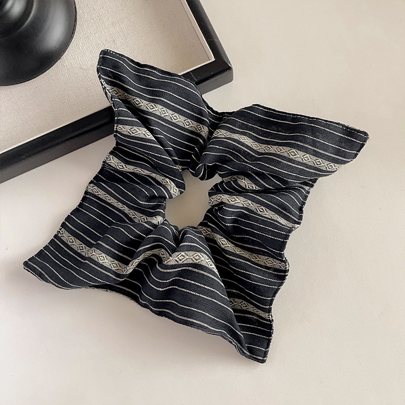 Women's Sweet Cloth Hair Tie for Holiday Street Solid Color Leopard