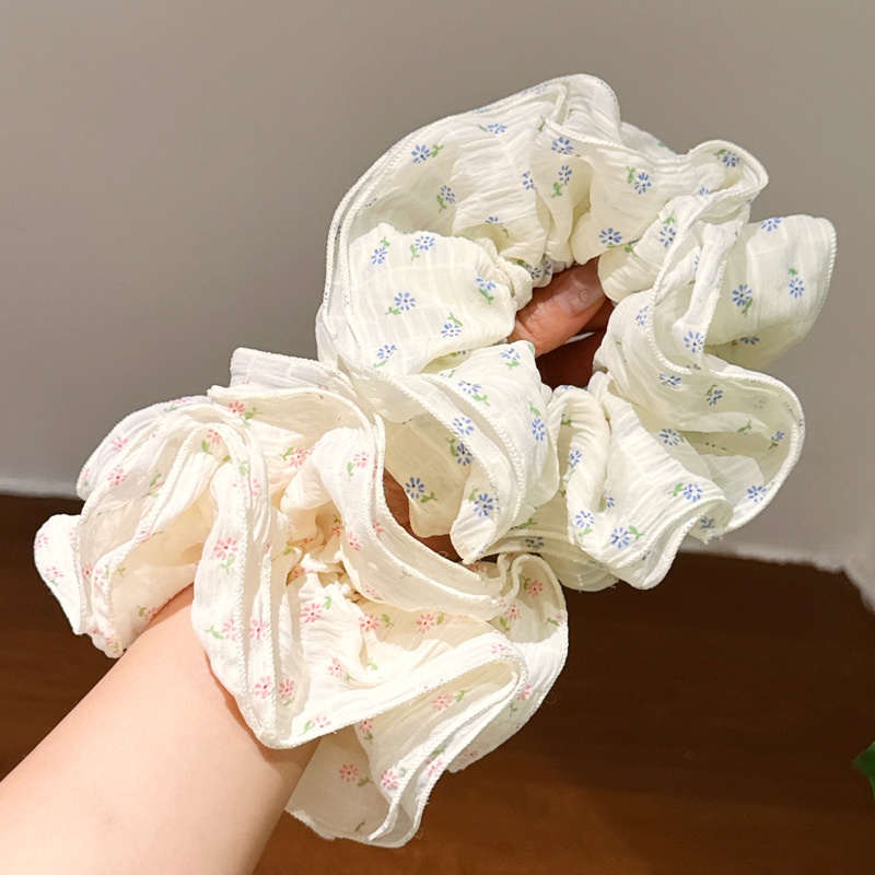 Women's Elegant Japanese Fabric Hair Tie For Weekend Ditsy Floral