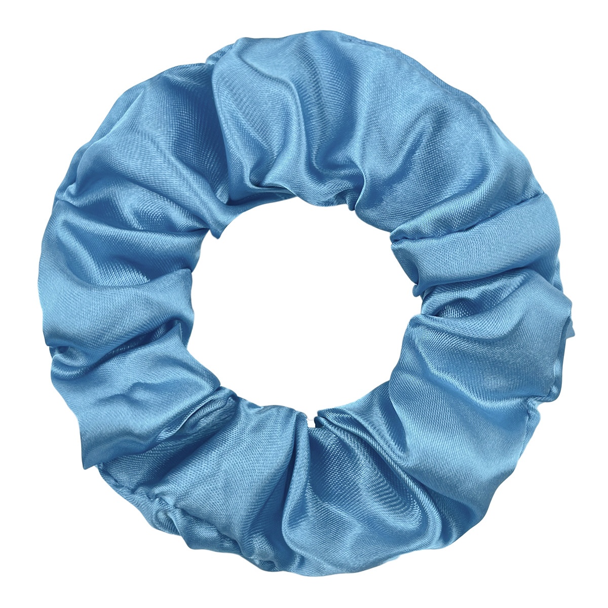 Women's Everyday Rib-Knit Cloth Ponytail Hair Ties Solid Color