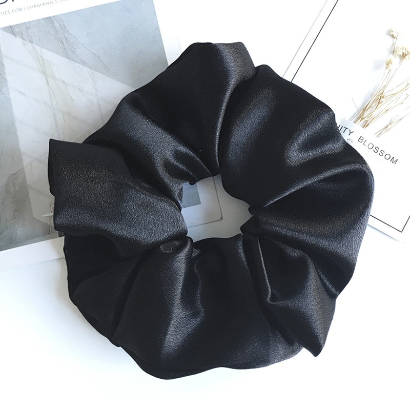 Women's Cute Handmade Cloth Hair Tie For Daily Wear Solid Color