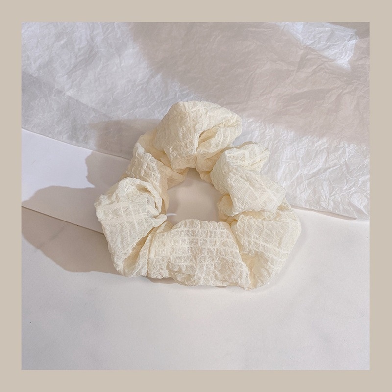 Women's Sweet Daily Winter Plush Hair Scrunchie Color Block