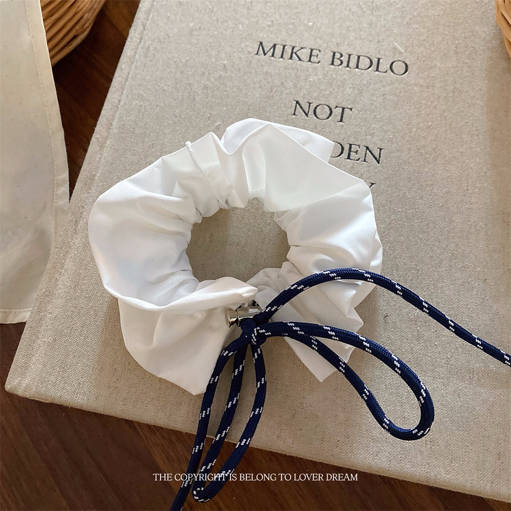 Girls Synthetic Large Bowknot Hair Tie Ponytail Holder Multi-Color Checkered