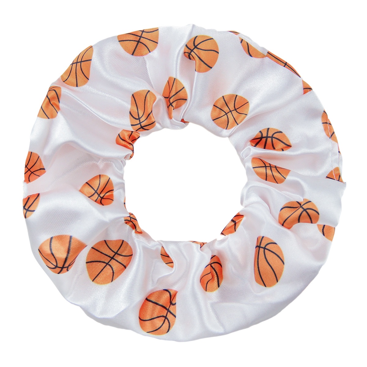Women's Daily Polyester Hair Scrunchies Basketball Football Pattern