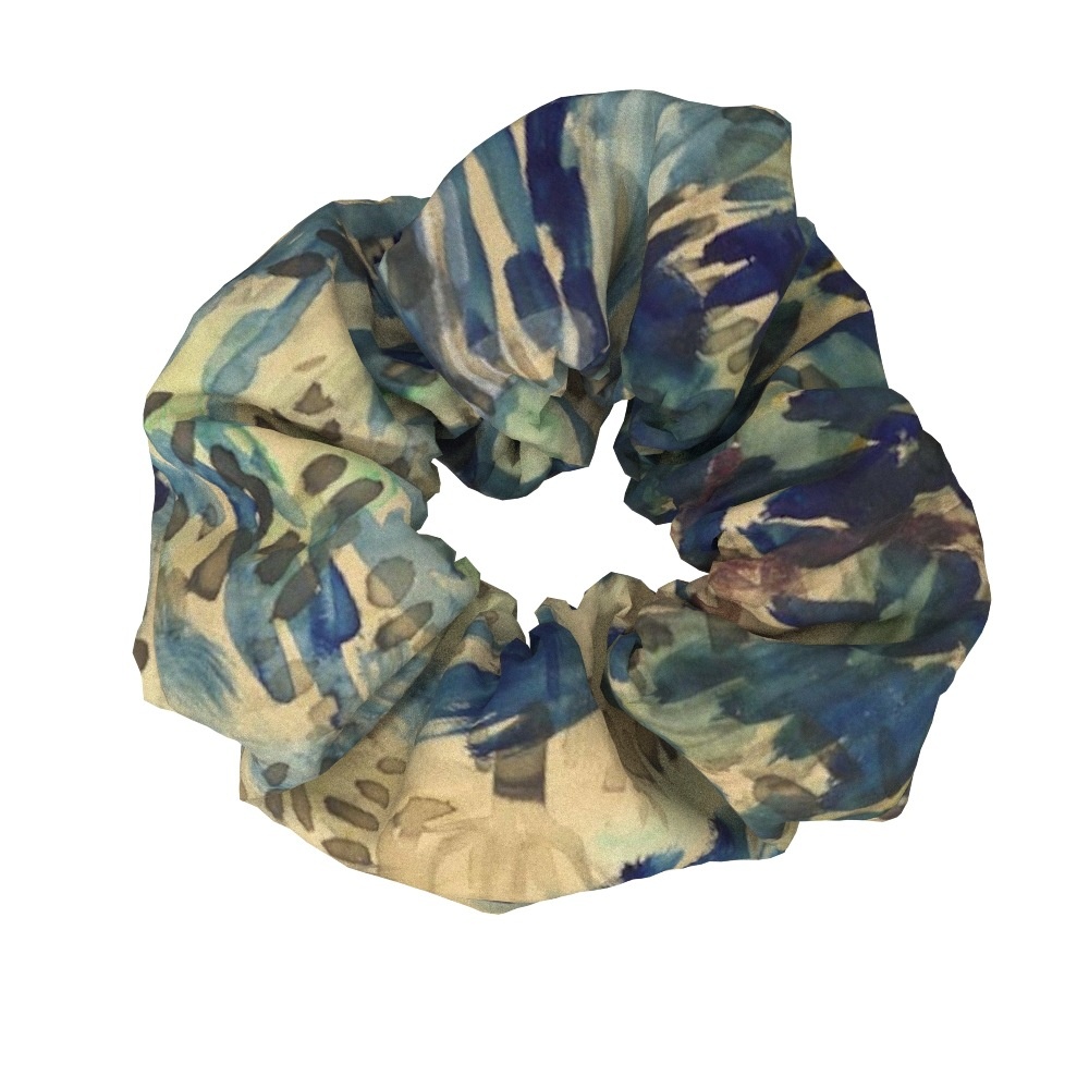 Women's Sweet Cloth Hair Ties Retro Van Gogh Floral Oil Painting