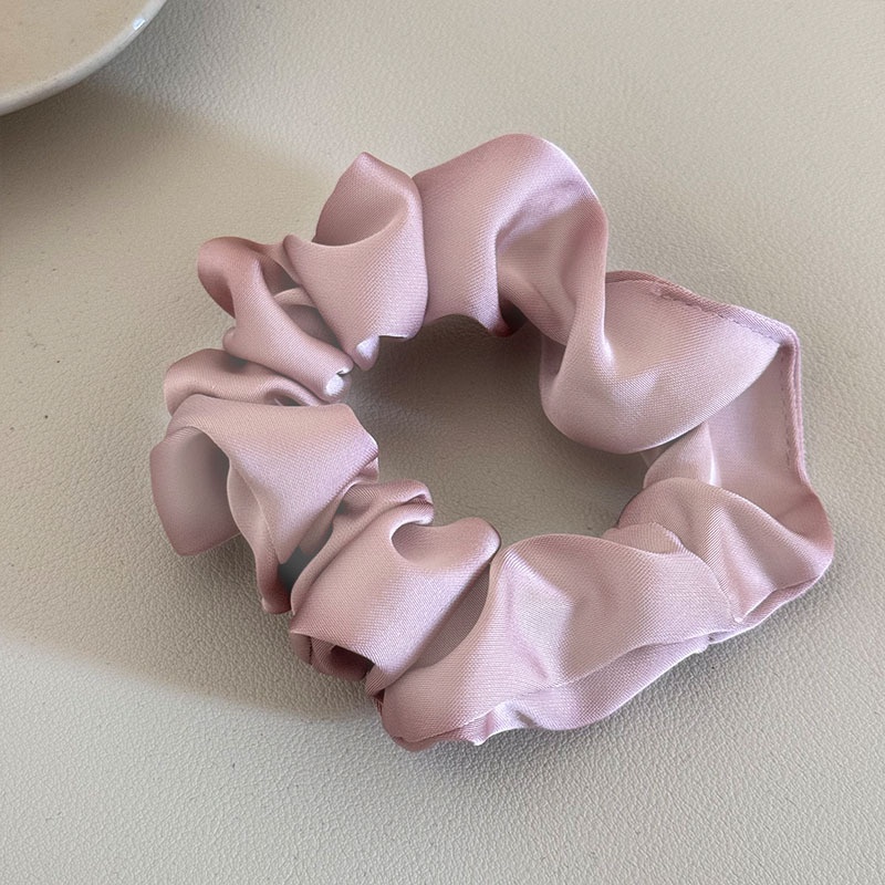 Women's High Elasticity Cloth Hair Ties For High Ponytail Solid Color