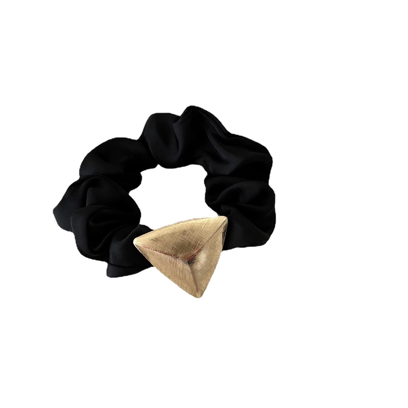 Women Metal Headband French Style Brushed Alloy Gold Heart Geometric