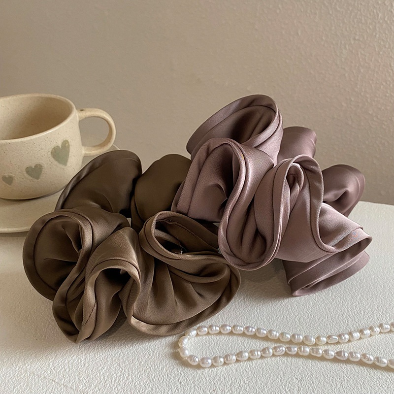 Women's Simple Commute Holiday Cloth Hair Tie Scrunchie Solid Color