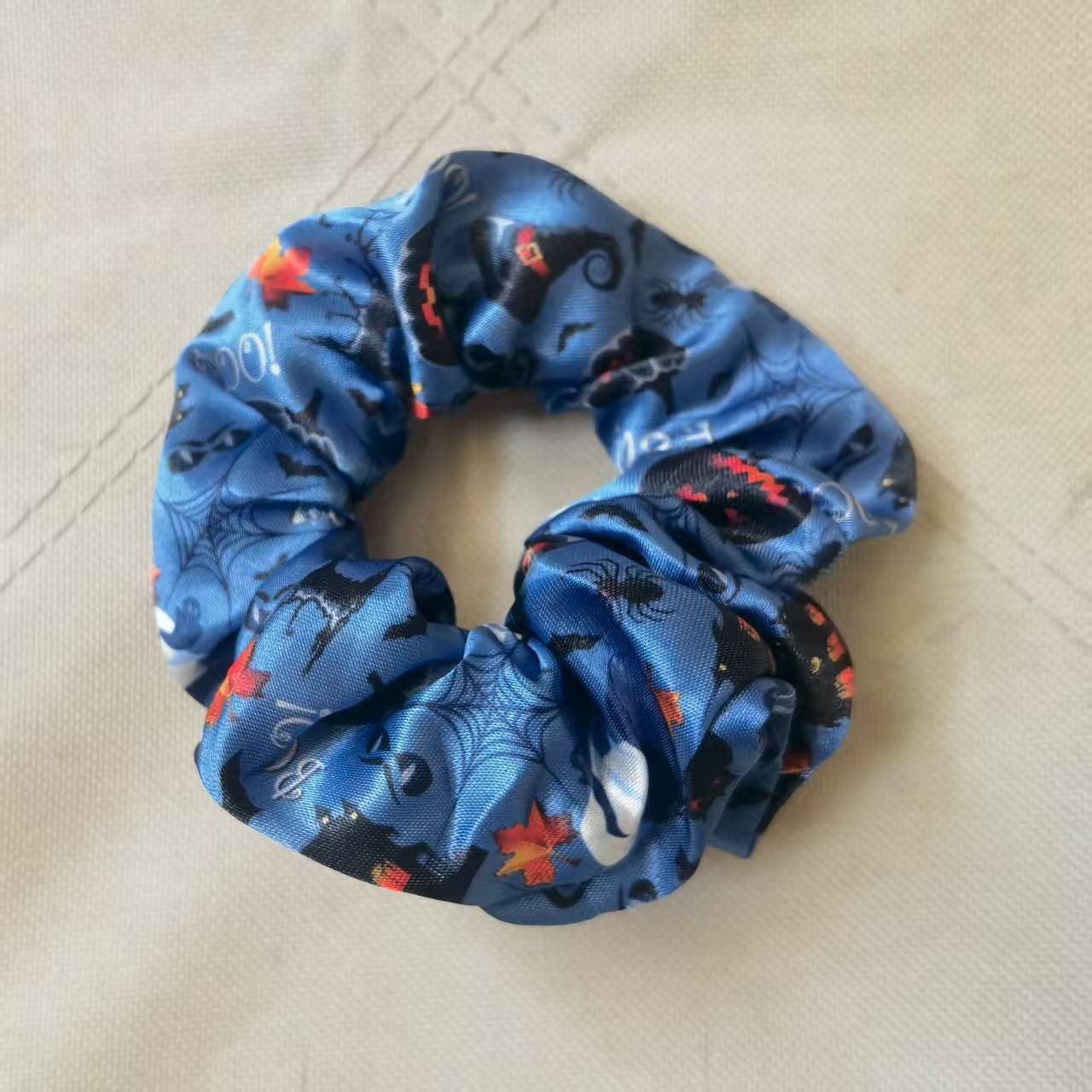 Women's Stylish Elastic Polyester Hair Bands Personalized Halloween Print