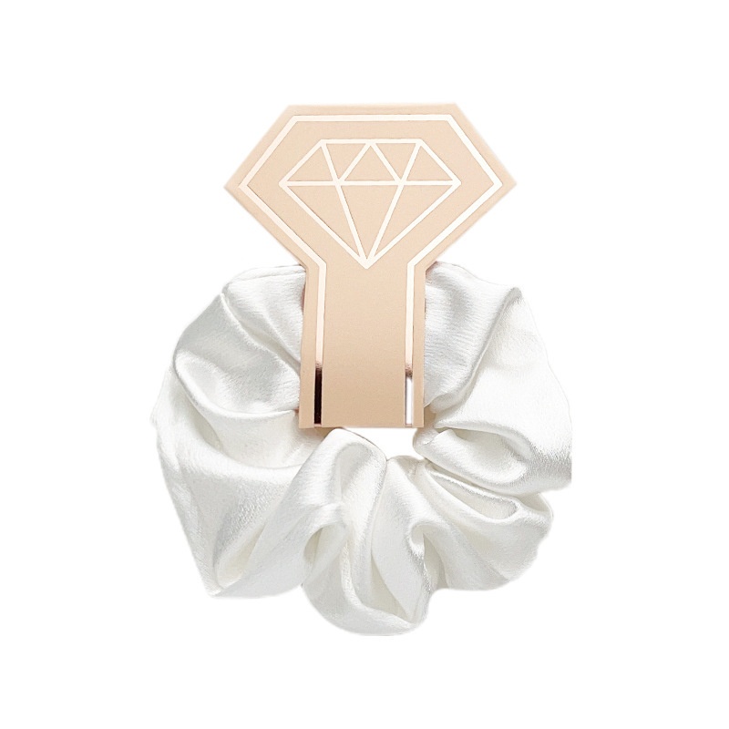 Women's Satin Hair Ties Solid Color No Damage Elastic Fashion Hair Bands