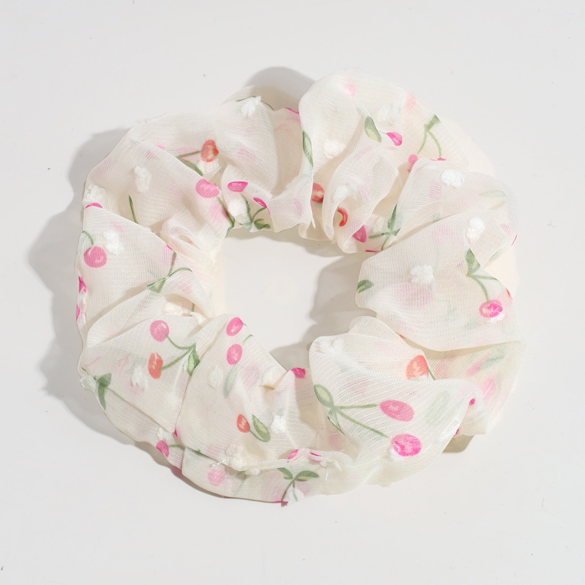 Women's Sweet Summer Cloth Hair Tie Scrunchie Multicolor Ditsy Floral