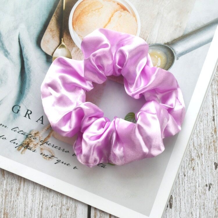Women's Minimalist Daily Ponytail Holder Hair Tie Solid Color