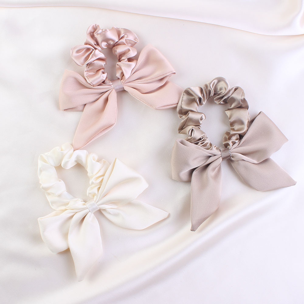 Women's Daily Casual Sweet Cloth Hair Tie Solid Color Bow Knot